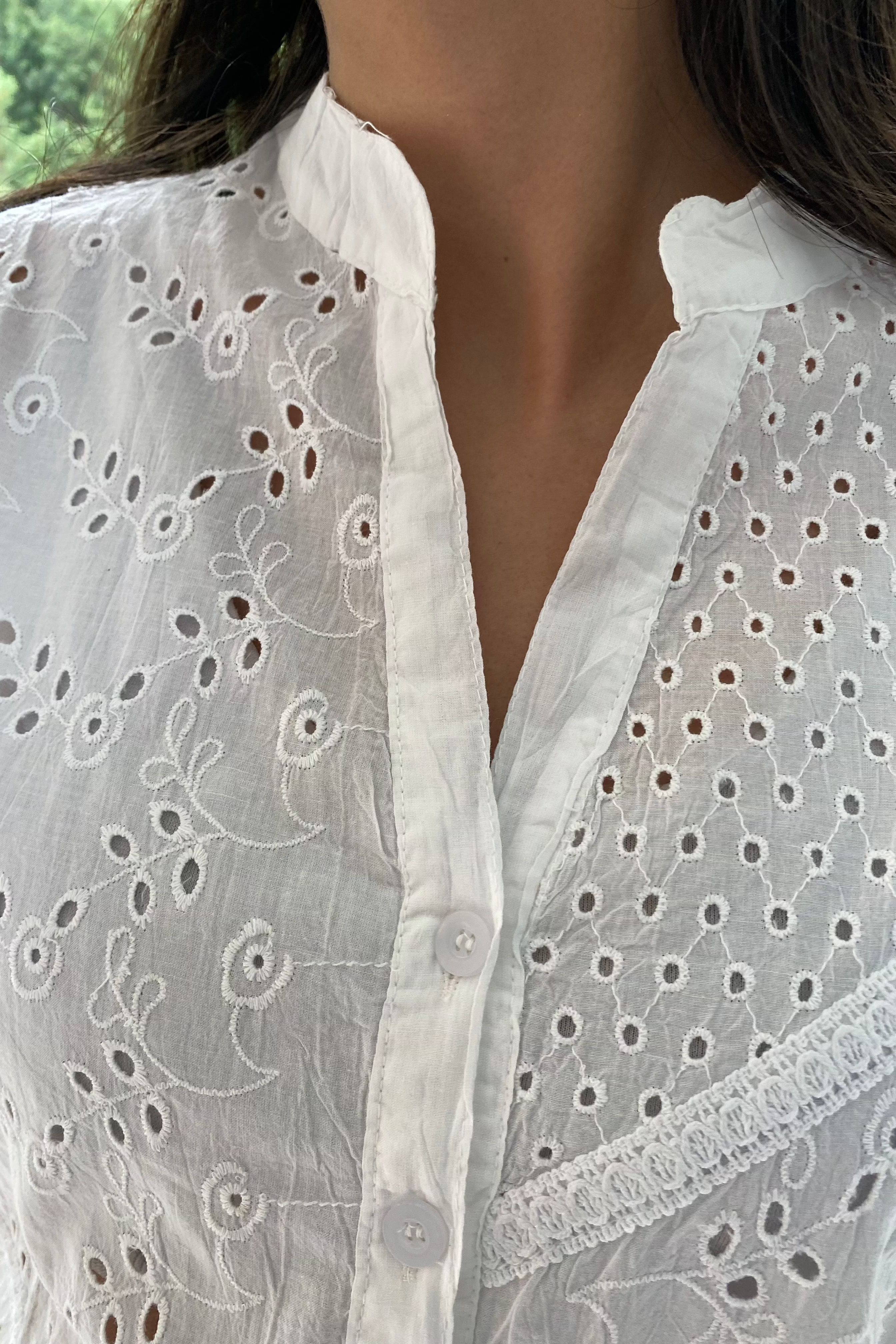 Bluson Blanco Bordado