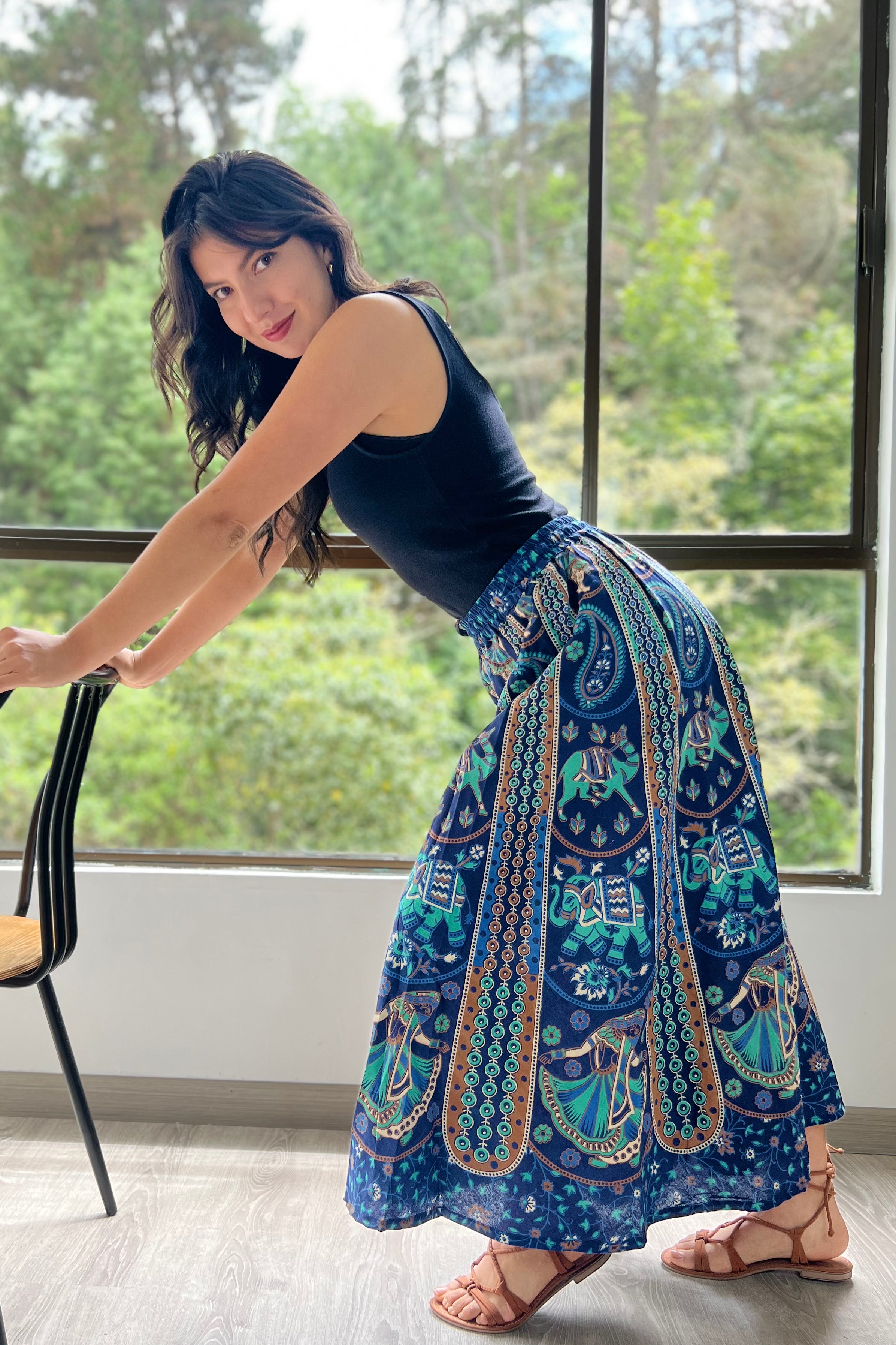 Pantalon Hippie Azul