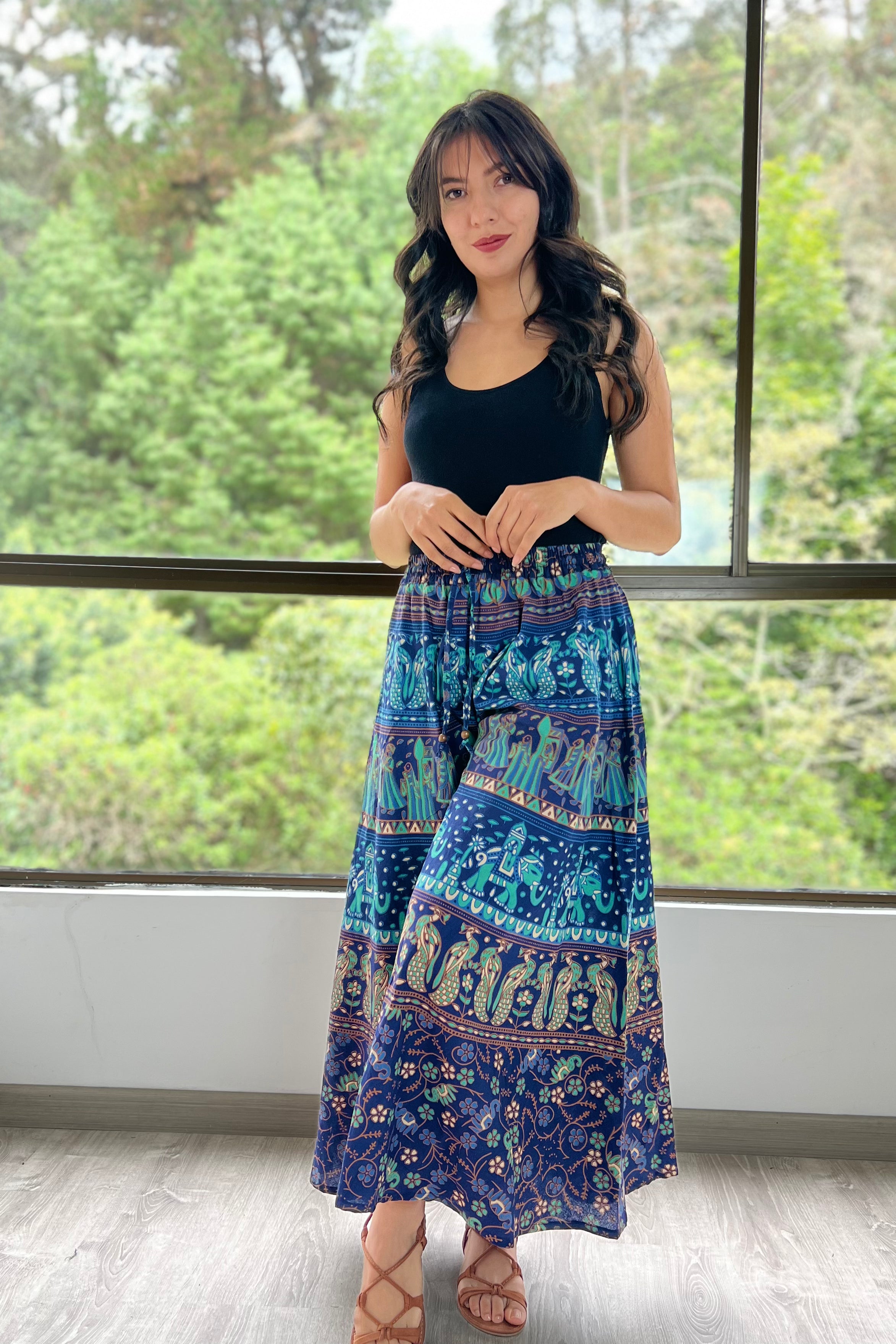 Pantalon Hippie Azul