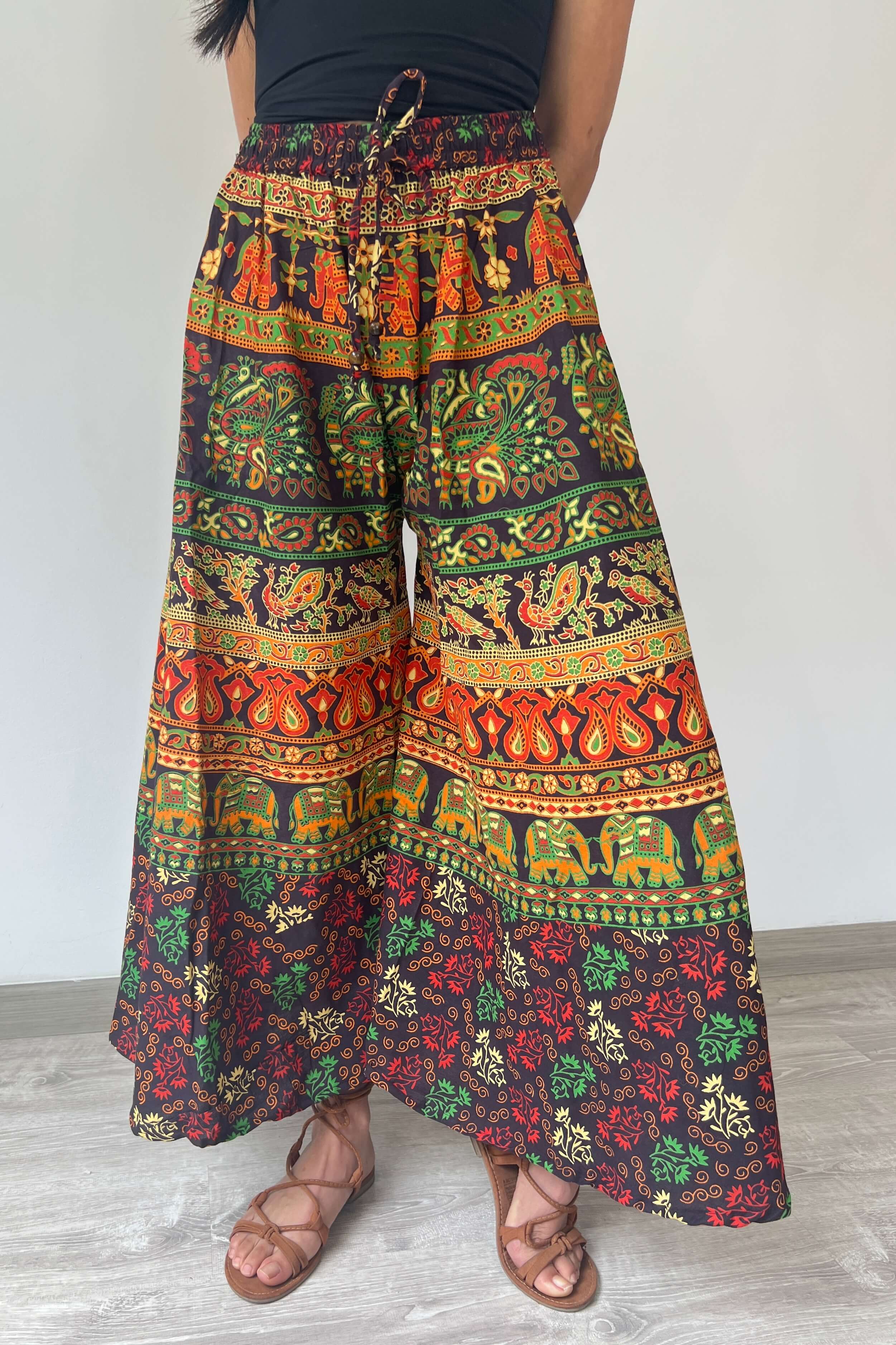 Pantalon Hippie Verde