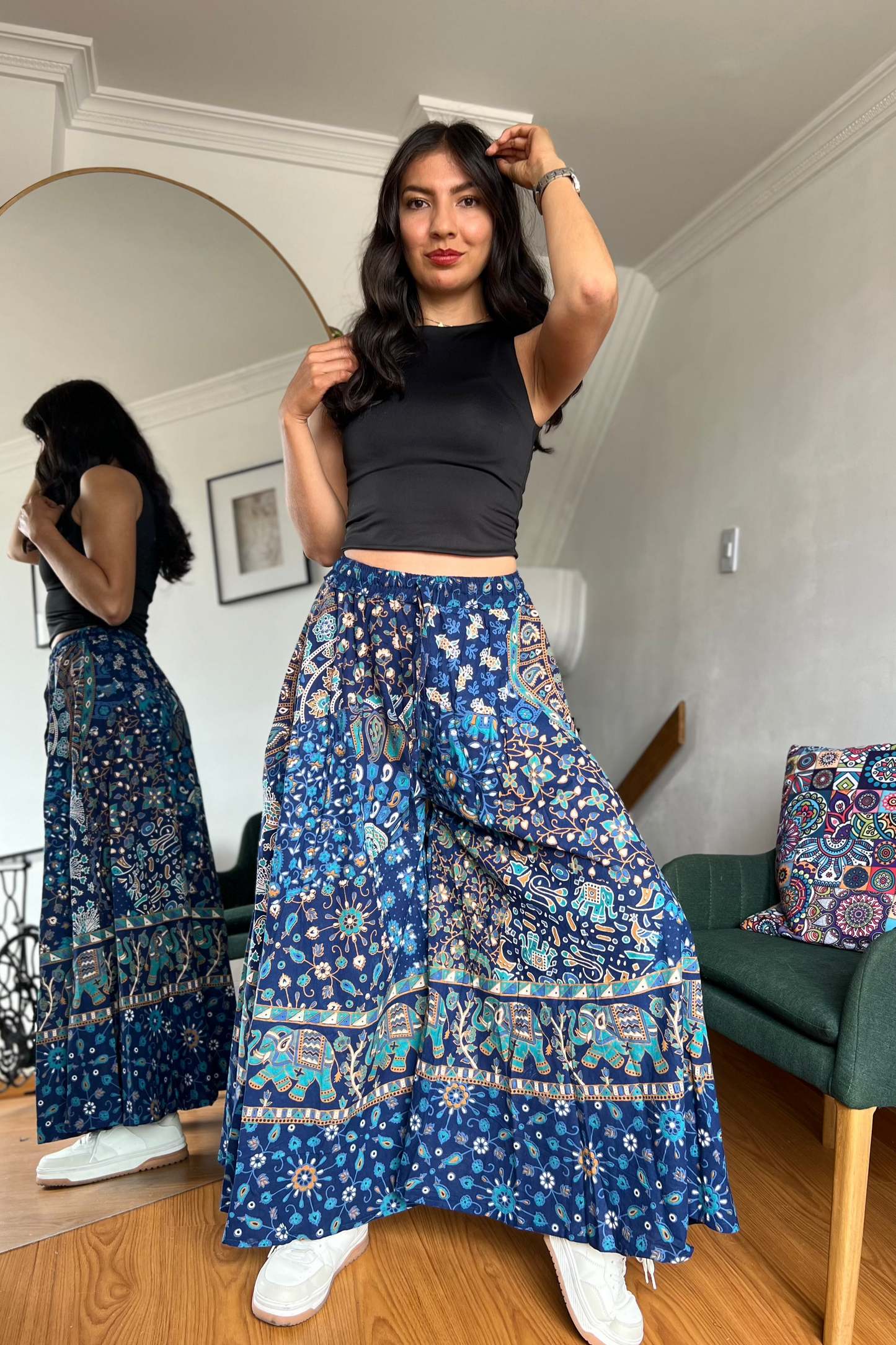 Pantalon Hippie Azul