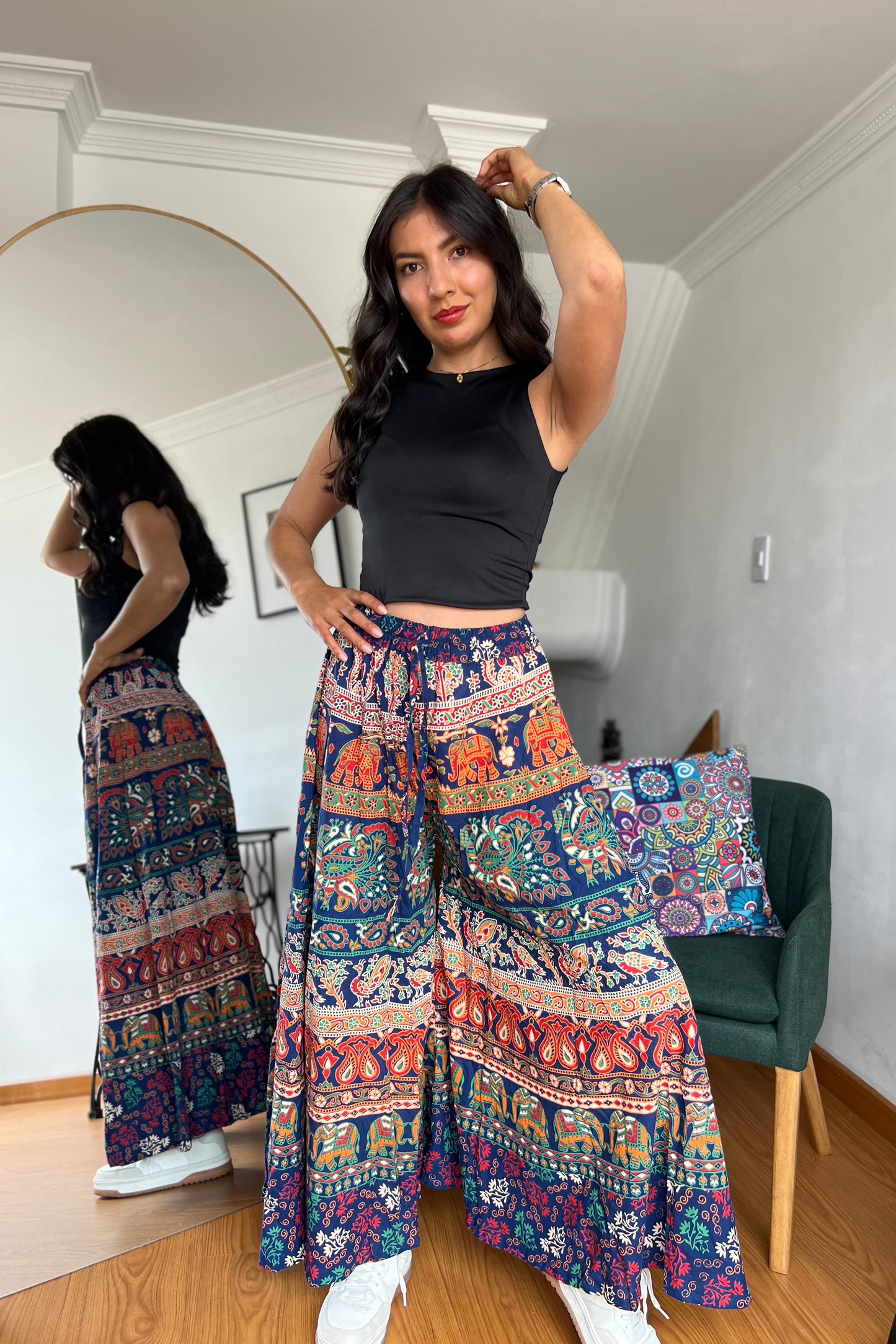 Pantalon Hippie Azul