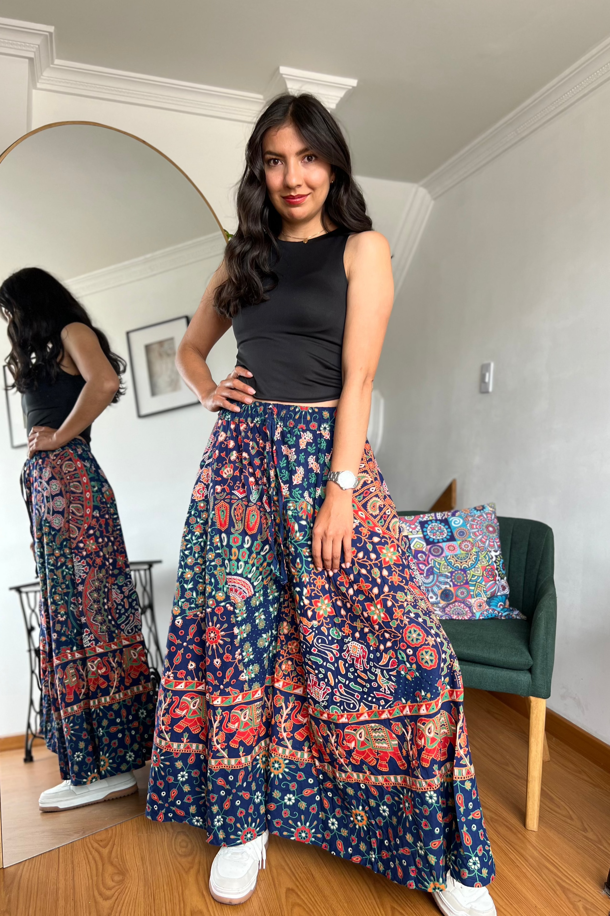 Pantalon Hippie Azul