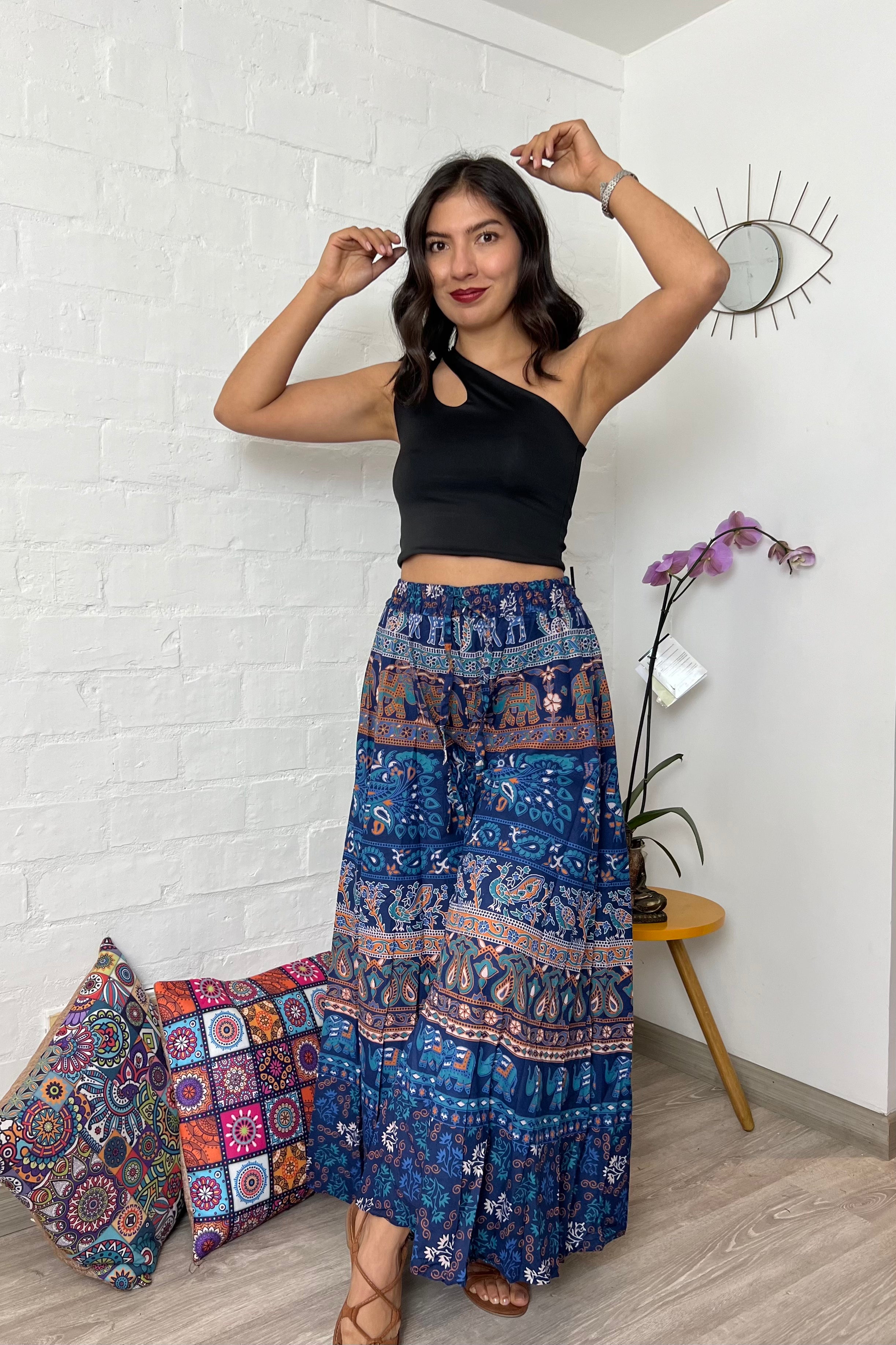 Pantalon Hippie Azul