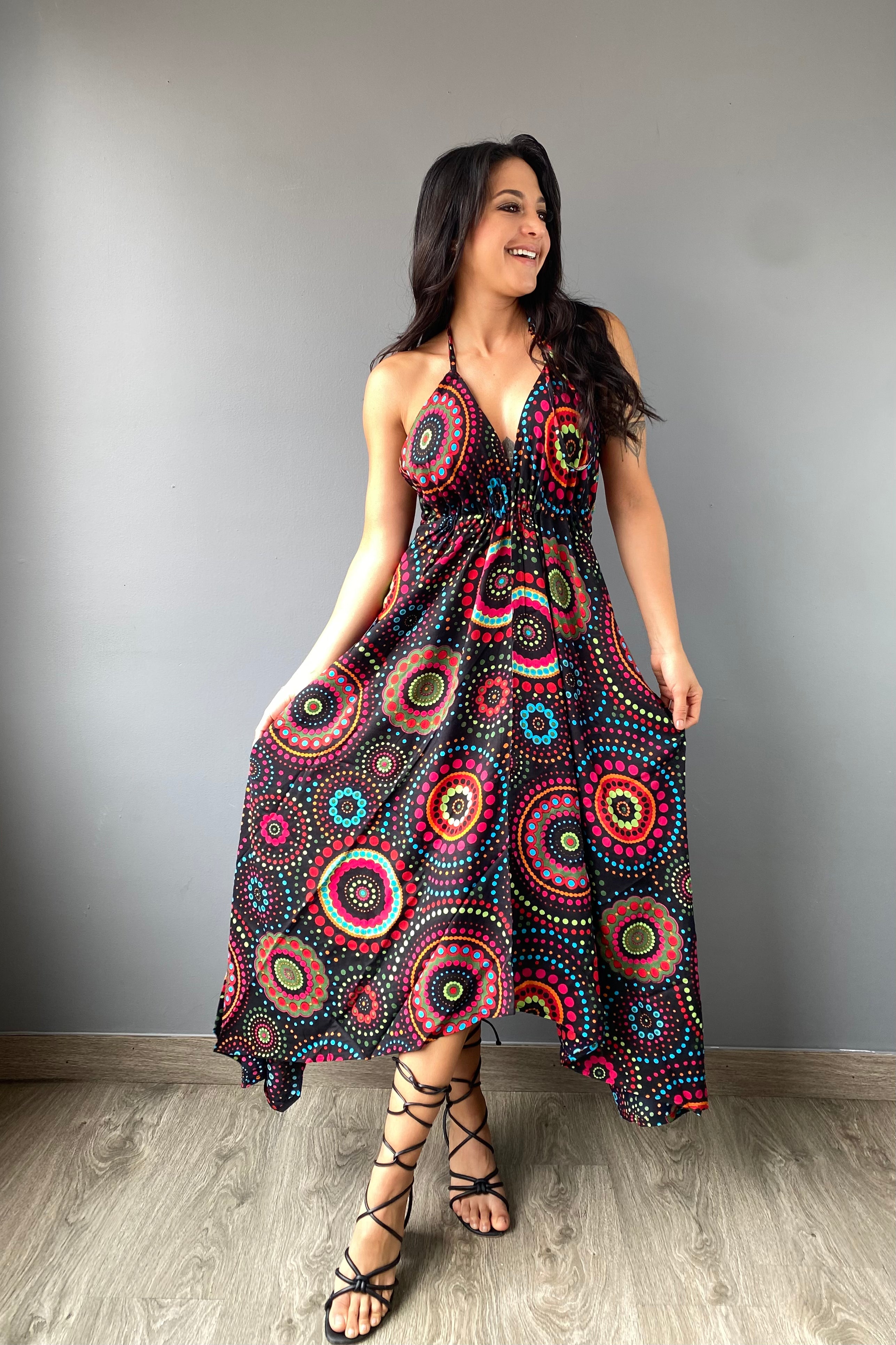 Vestido Boho Rayon