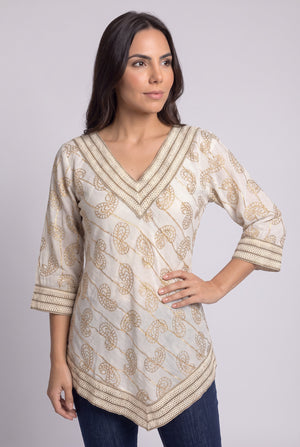 Blusa Loto Beige - Seleno Shop