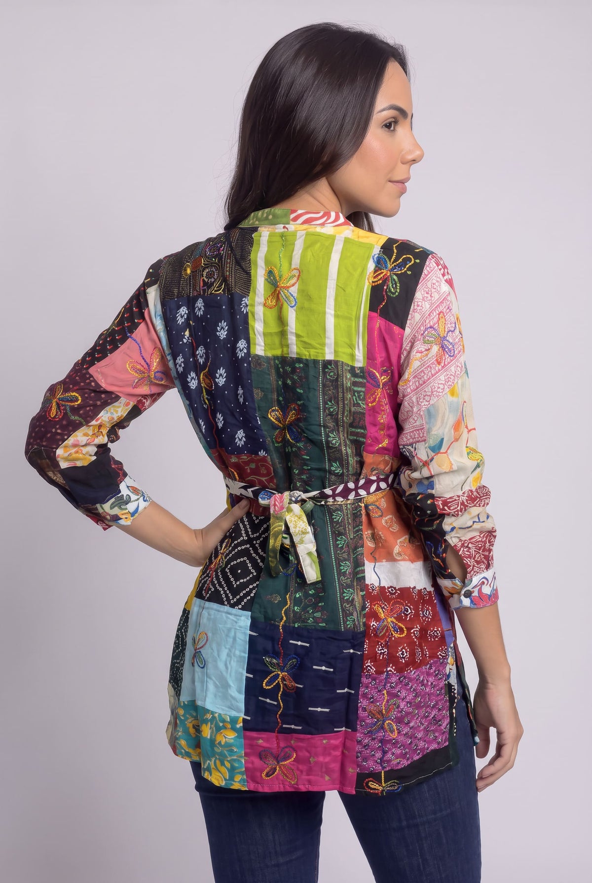 Bluson Patchwork Talla L - Seleno Shop