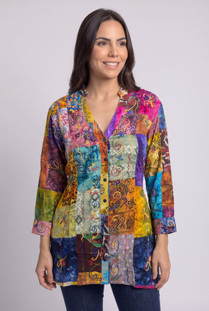 Bluson Patchwork Talla L - Seleno Shop