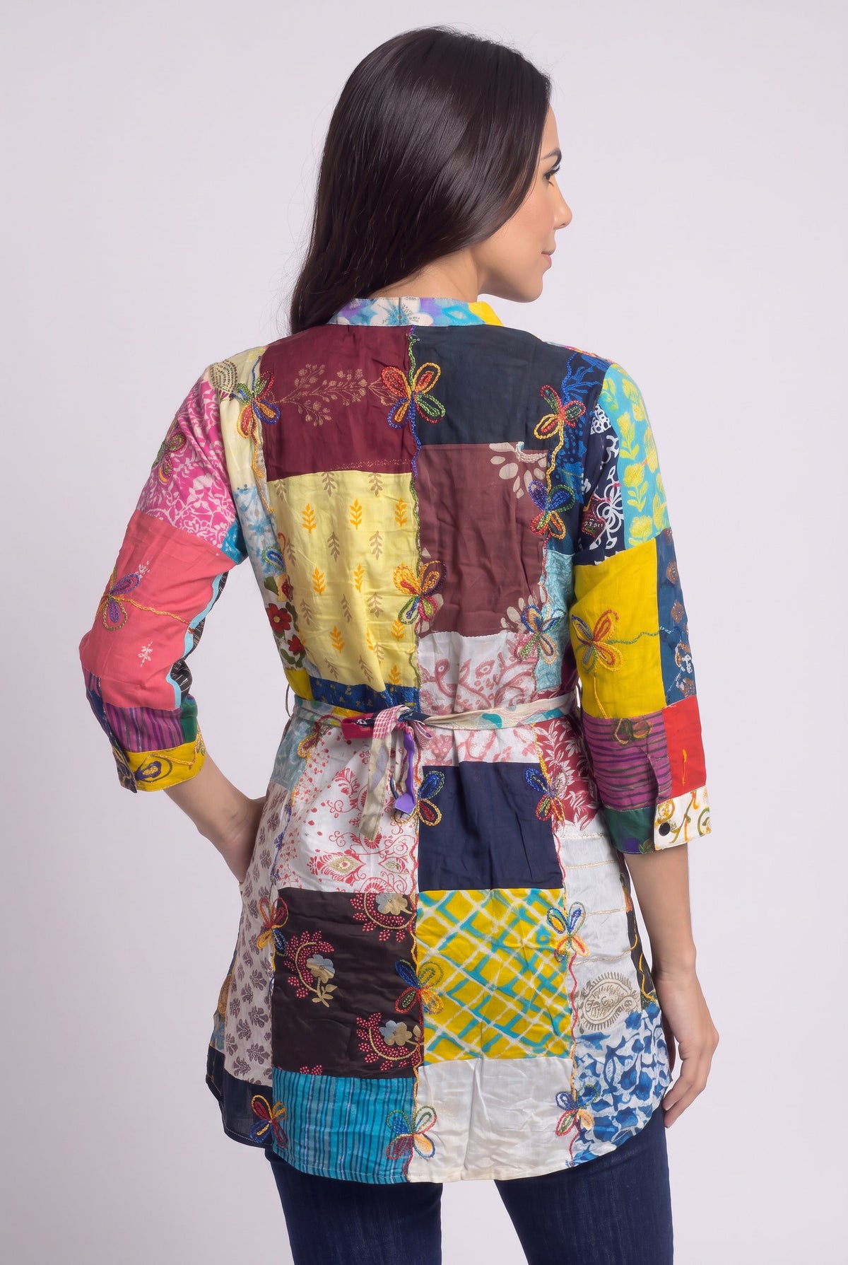 Bluson Patchwork Talla M - Seleno Shop