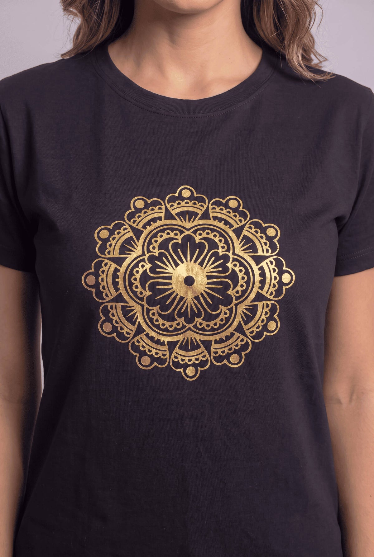 Camisetas Negra Mandala - Seleno Shop
