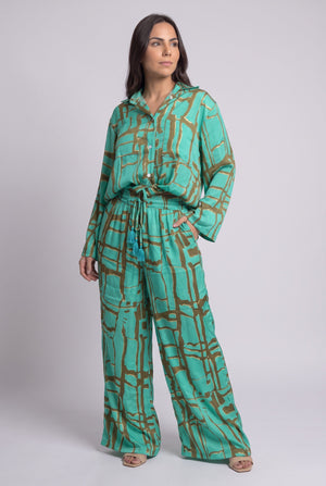 Conjunto Boho Aura Verde - Seleno Shop