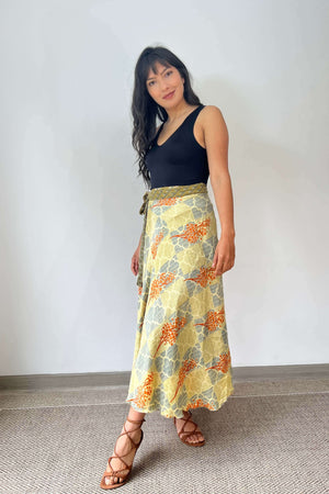 Falda Doble Faz Seda - Seleno Shop