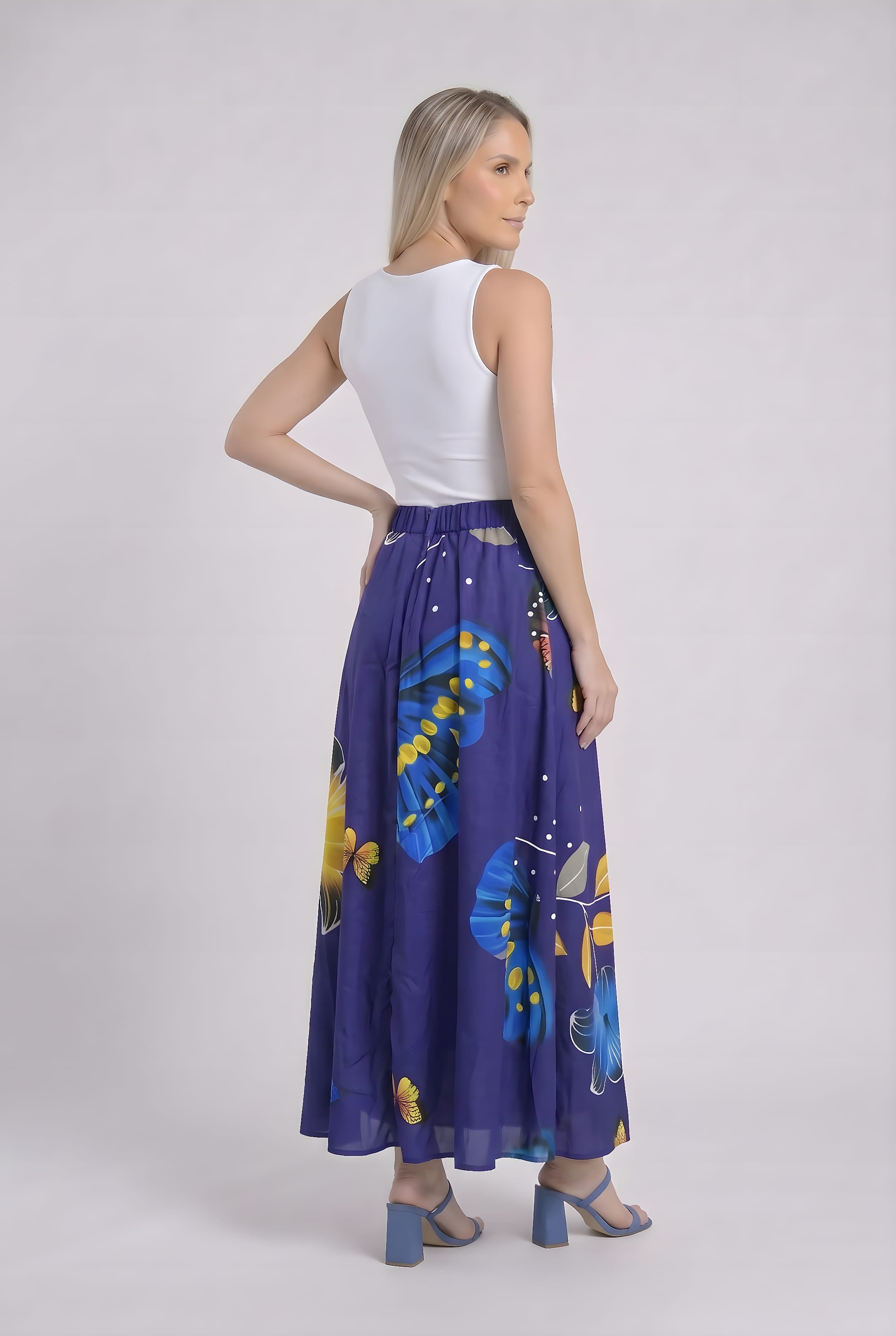 La Falda Serendipia Azul - Seleno Shop