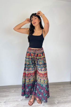 Pantalon Hippie Azul - Seleno Shop