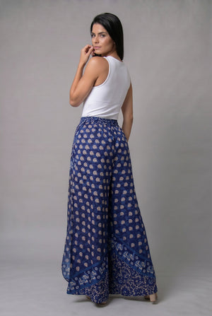 Pantalon Hippie Mariposa Azul - Seleno Shop