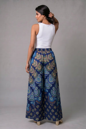 Pantalon Hippie Mariposa Azul - Seleno Shop