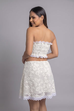 Vestido Aura Blanca - Seleno Shop
