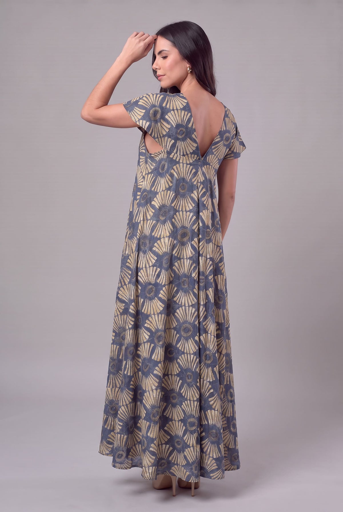 Vestido Boho Aura Azul - Seleno Shop
