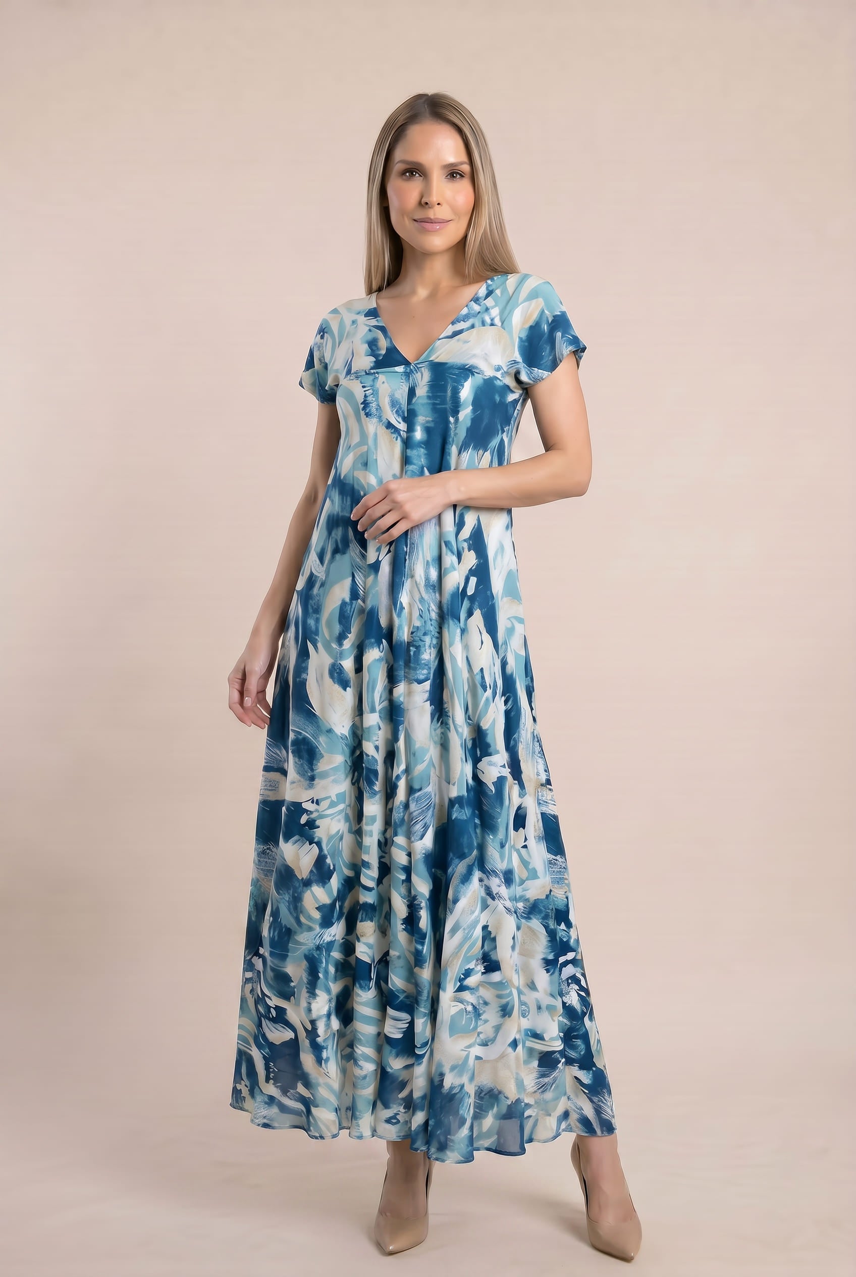 Vestido Boho Estampado - Seleno Shop