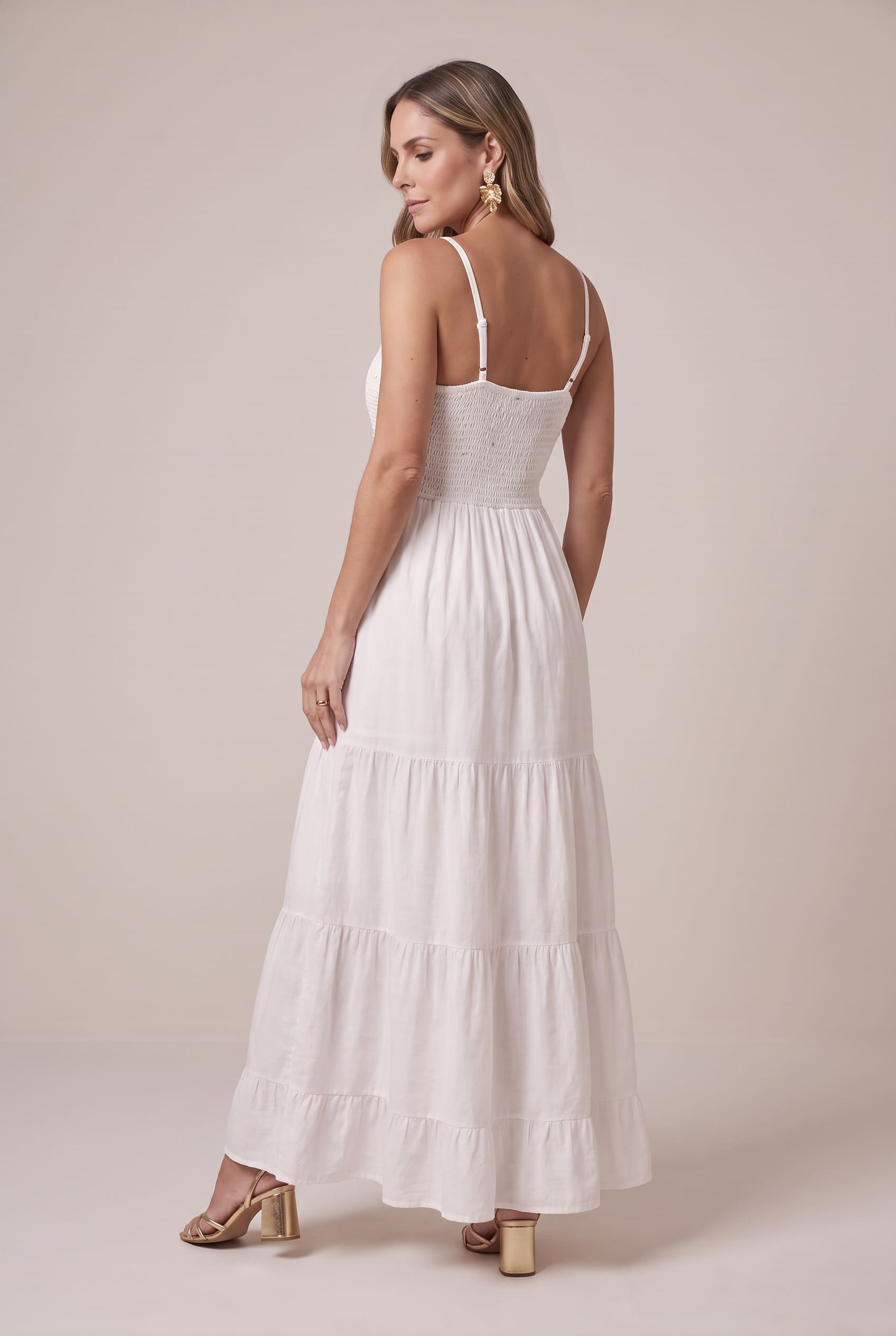 Vestido Boho Luz de Luna - Seleno Shop