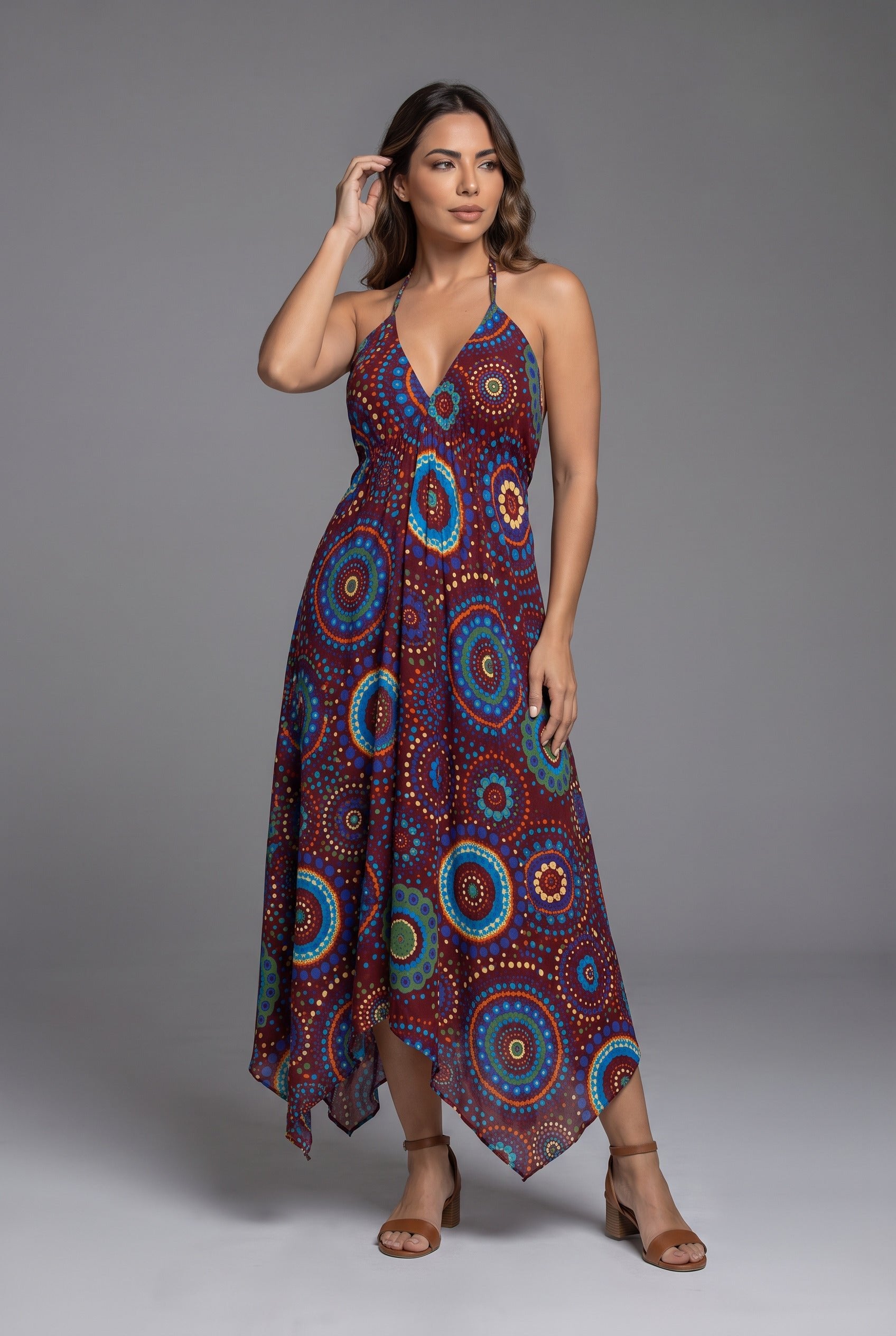 Vestido Boho Mandala - Seleno Shop