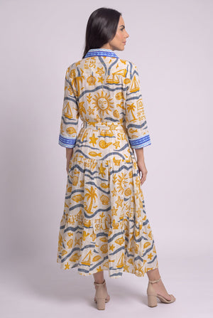 Vestido Camisero Sol y Mar - Seleno Shop