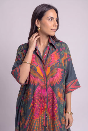Vestido Camisero Toucan - Seleno Shop