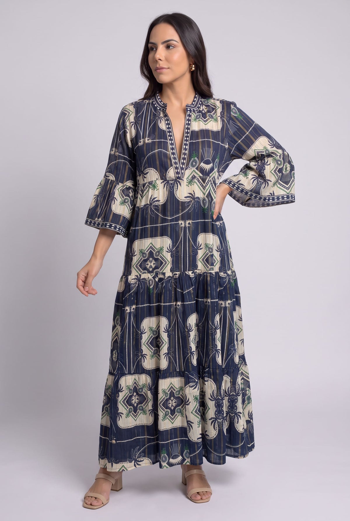 Vestido Kafran Oasis Nocturno - Seleno Shop
