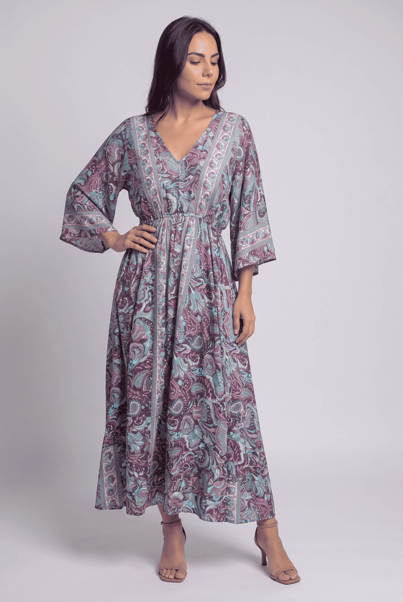 Vestido Kaftan - Seleno Shop