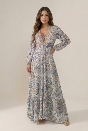 Vestido Kaftan - Seleno Shop