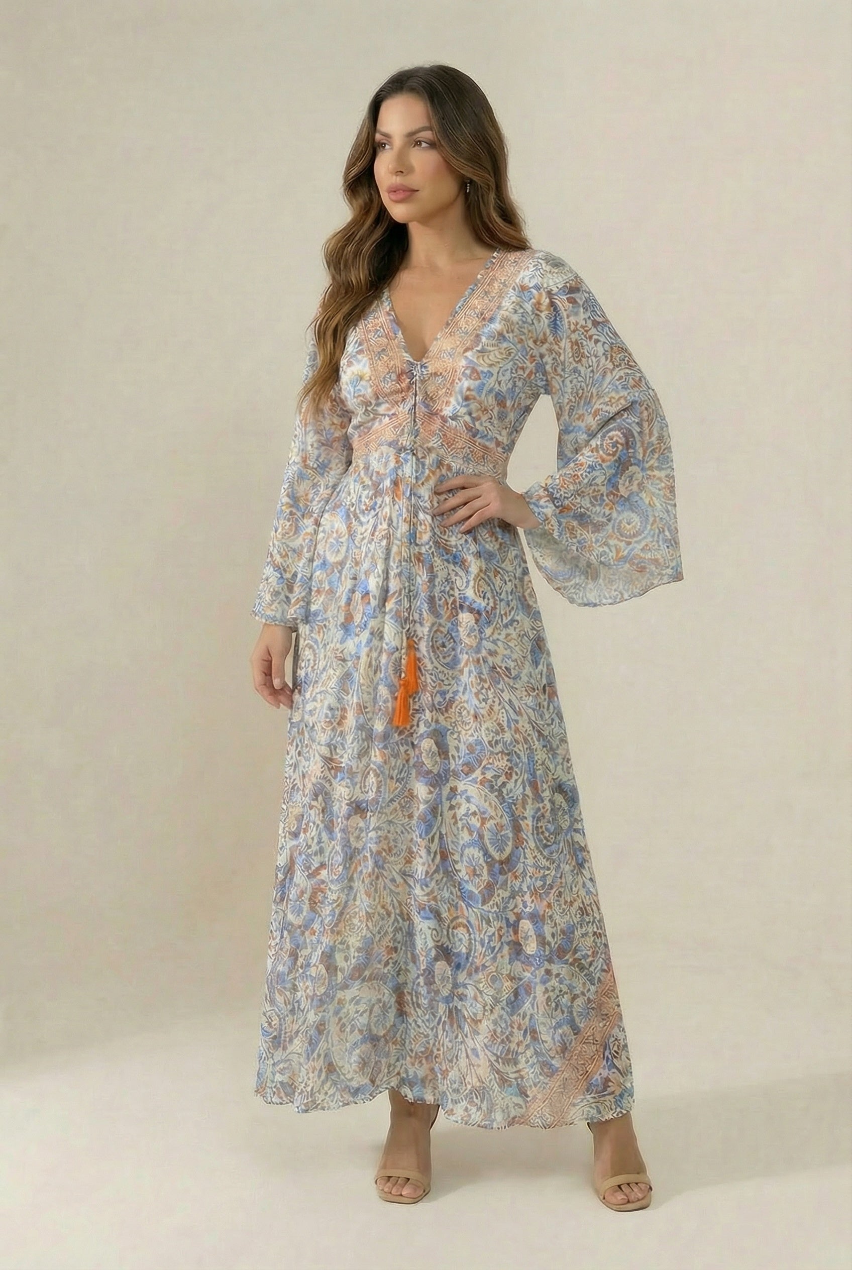Vestido Kaftan - Seleno Shop