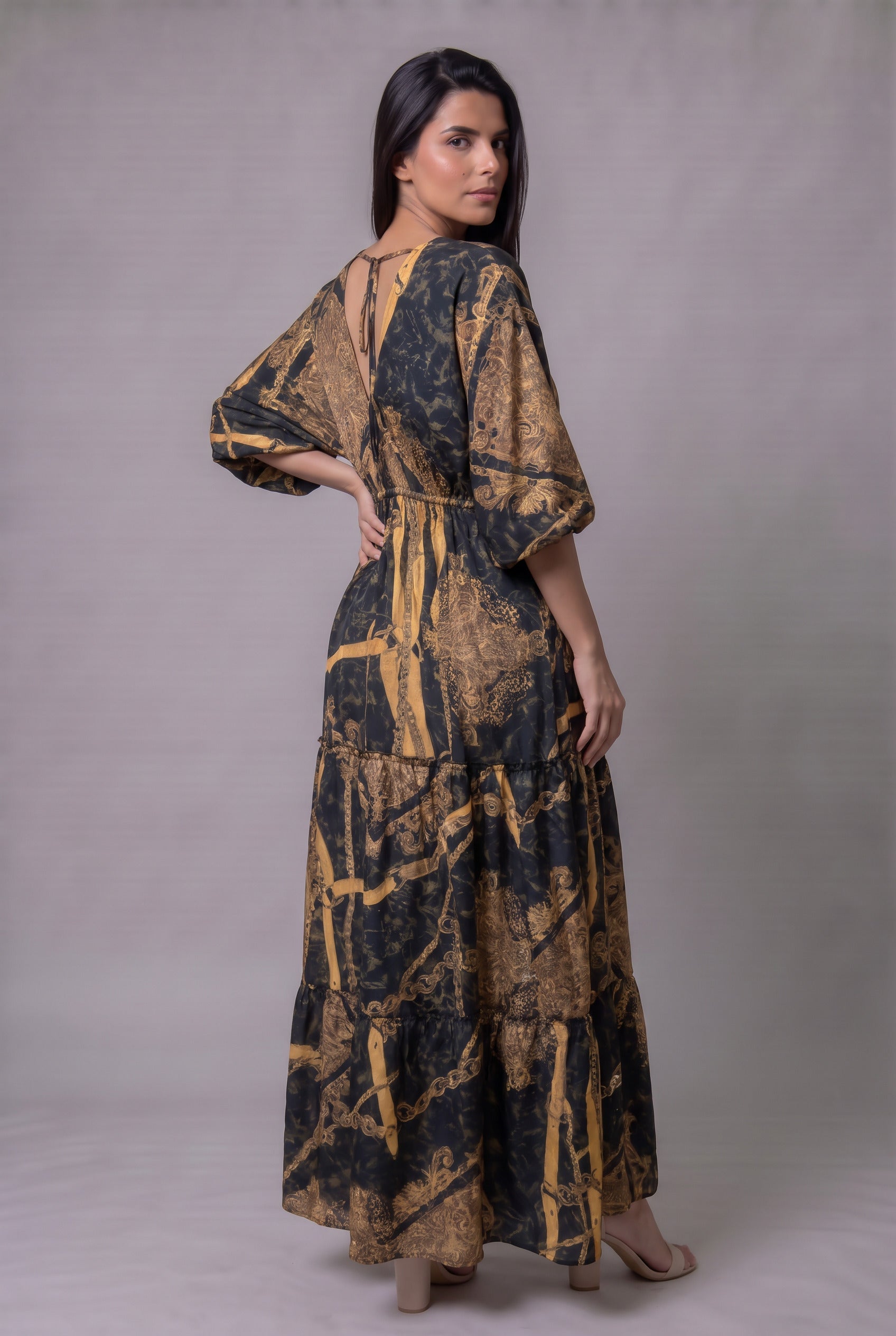 Vestido Kaftan Imperial - Seleno Shop