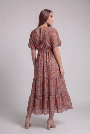 Vestido Kaftan Rojo - Seleno Shop