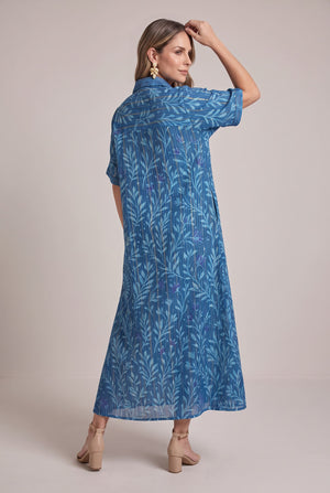 Vestido Maxi Brisa Azul - Seleno Shop