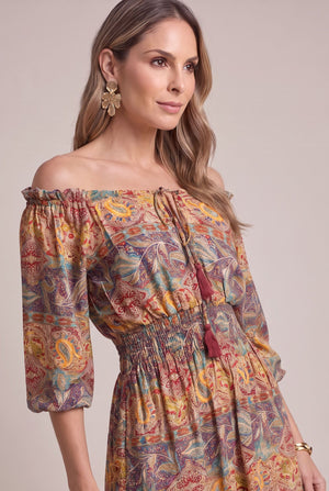 Vestido Mosaico Otoñal - Seleno Shop