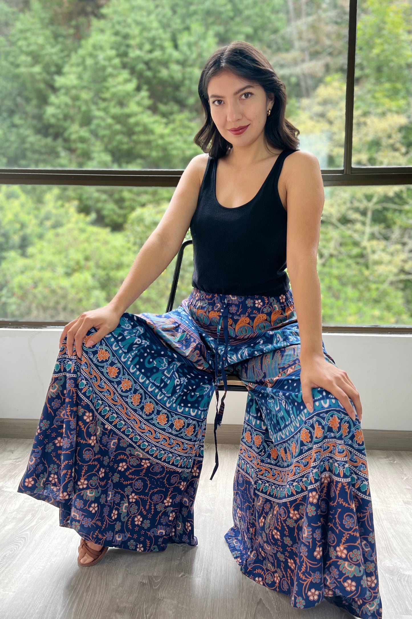 Pantalon Hippie Azul
