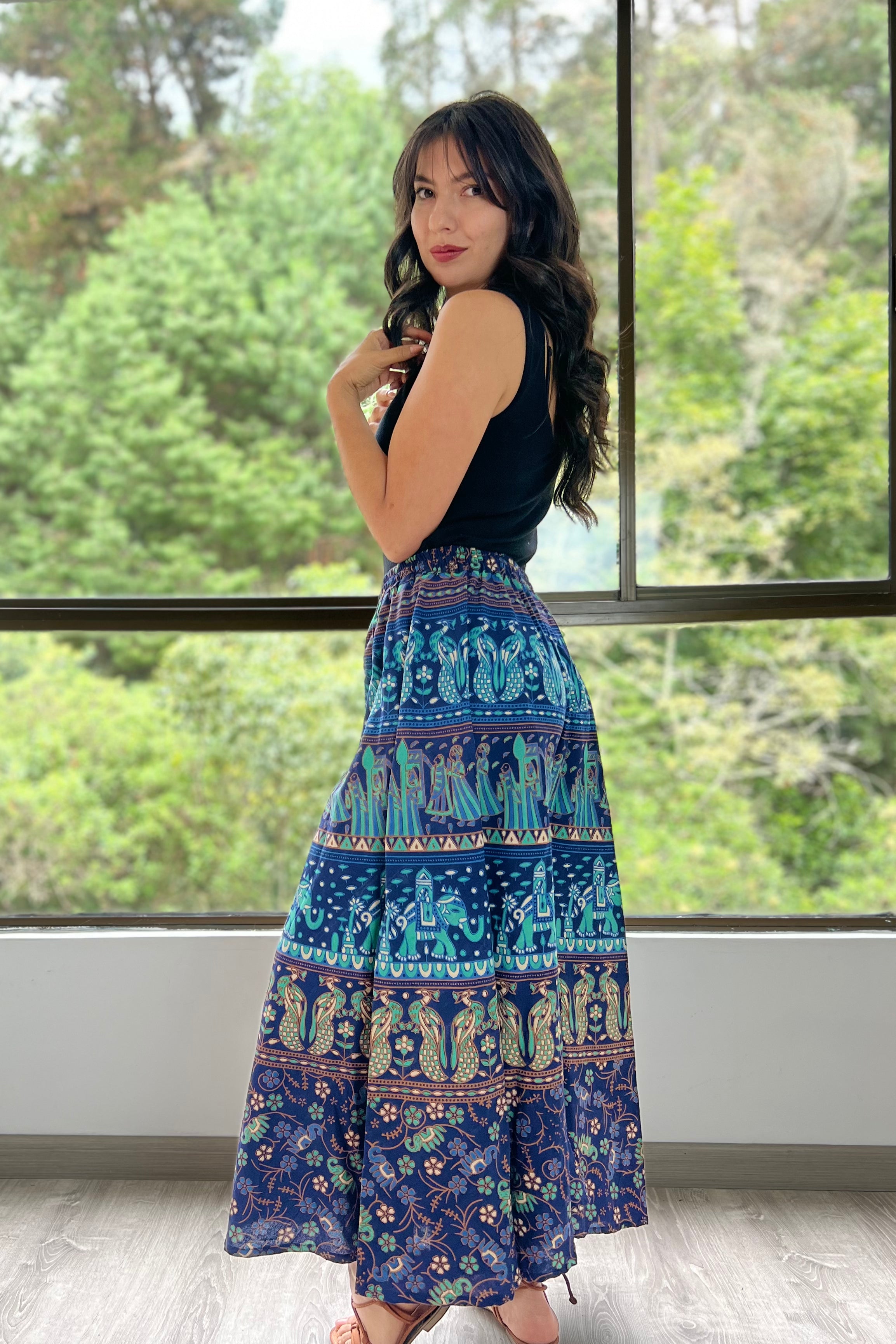 Pantalon Hippie Azul