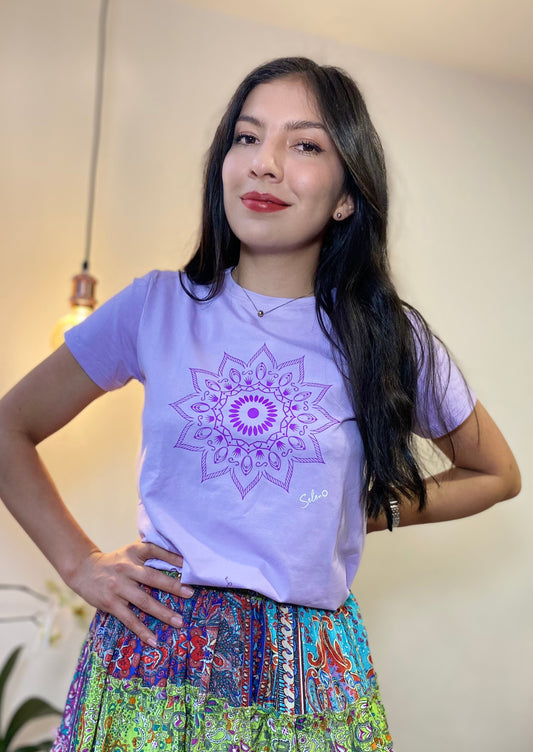 Camiseta Lila Mandala