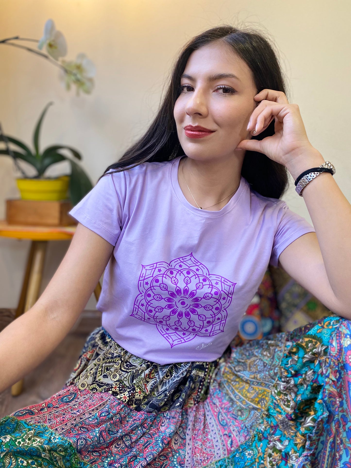 Camiseta Lila Mandala