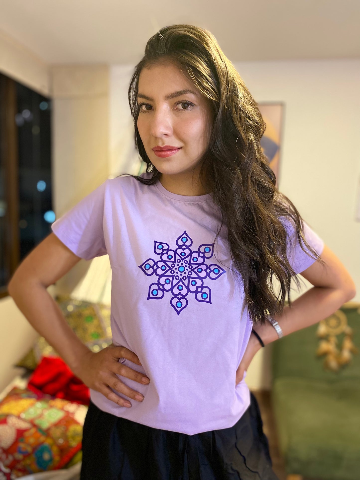 Camisetas Lila Mandalas