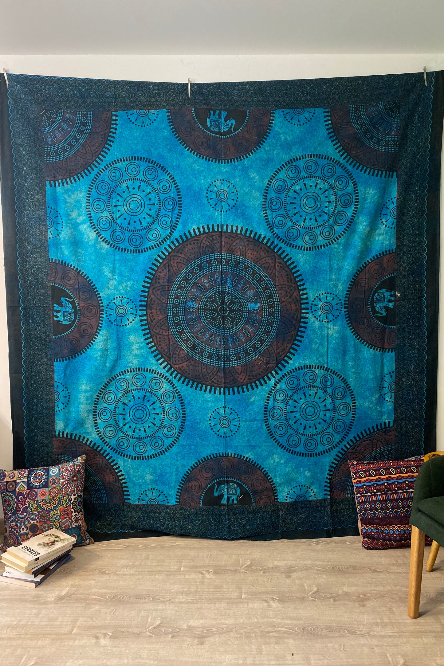 Tela Mandala Azul