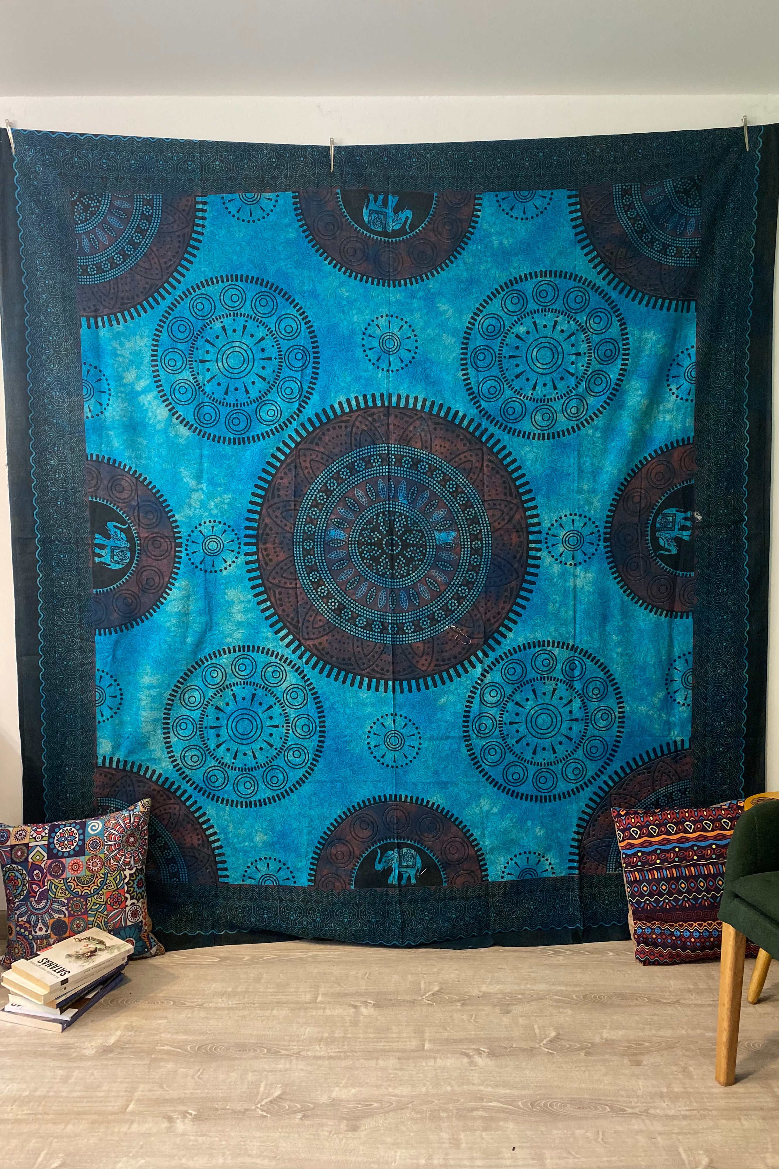 Tela Mandala Azul