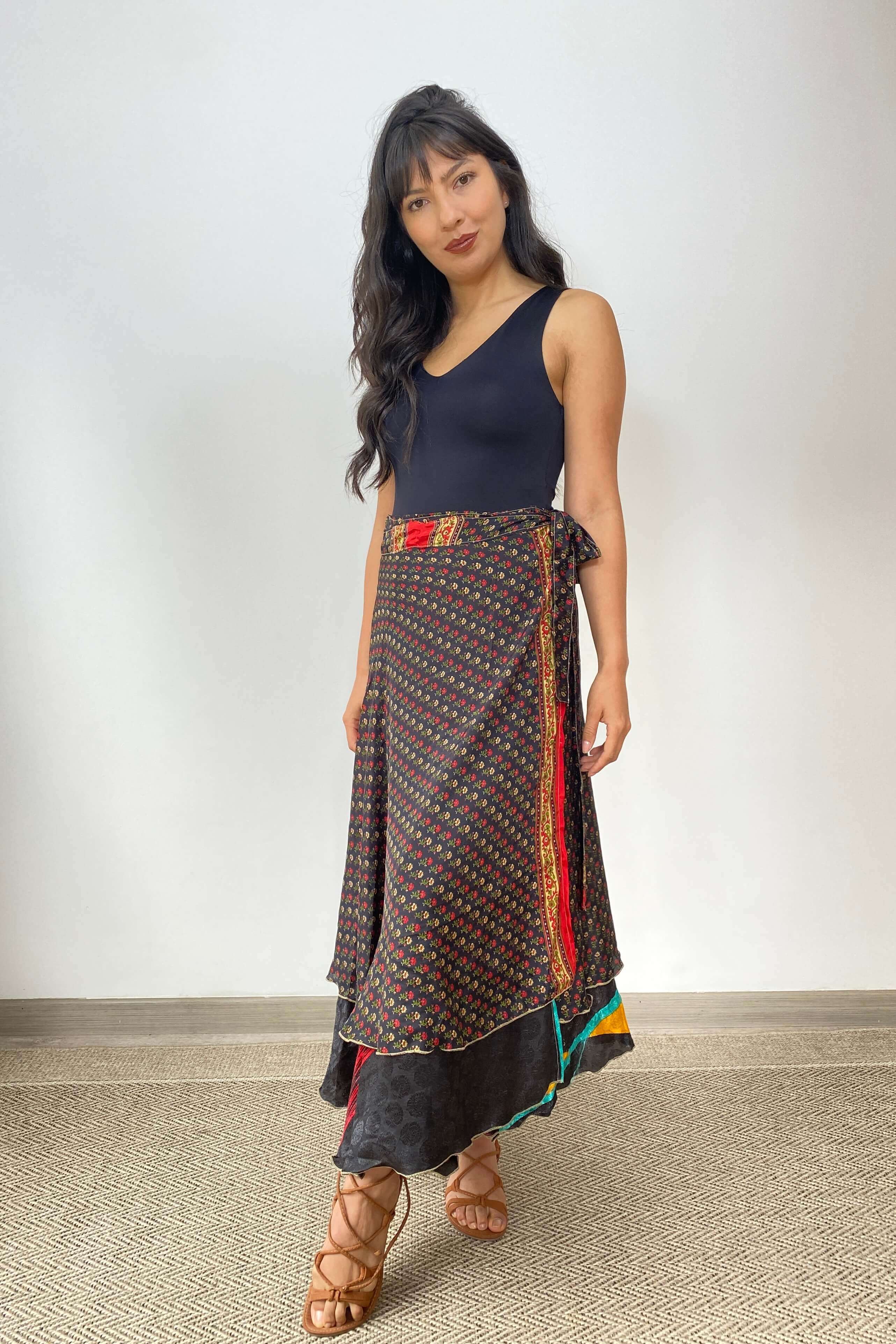 Falda Doble Faz Seda