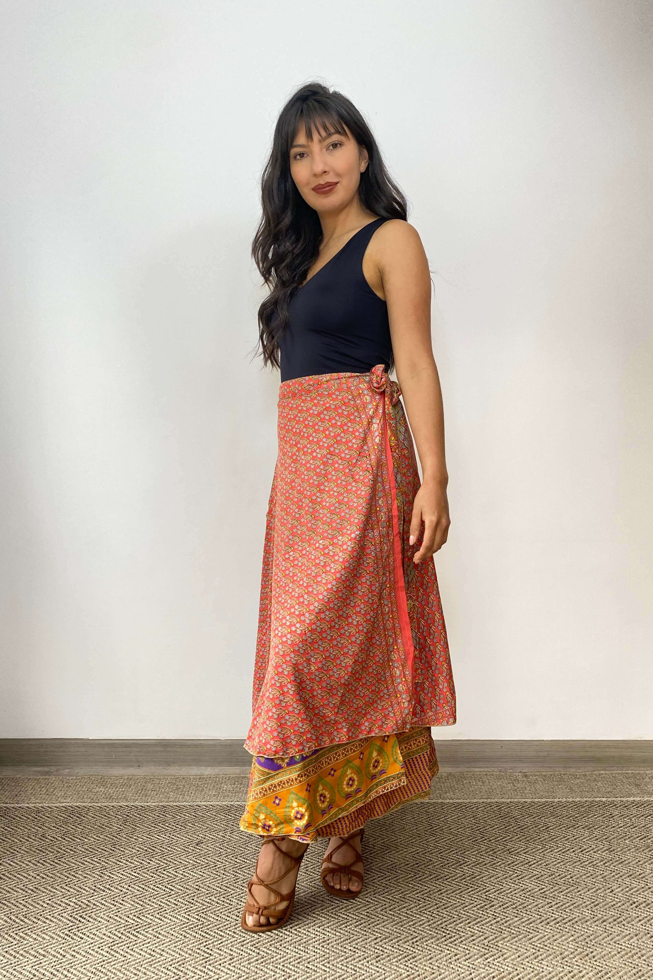 Falda Doble Faz Seda