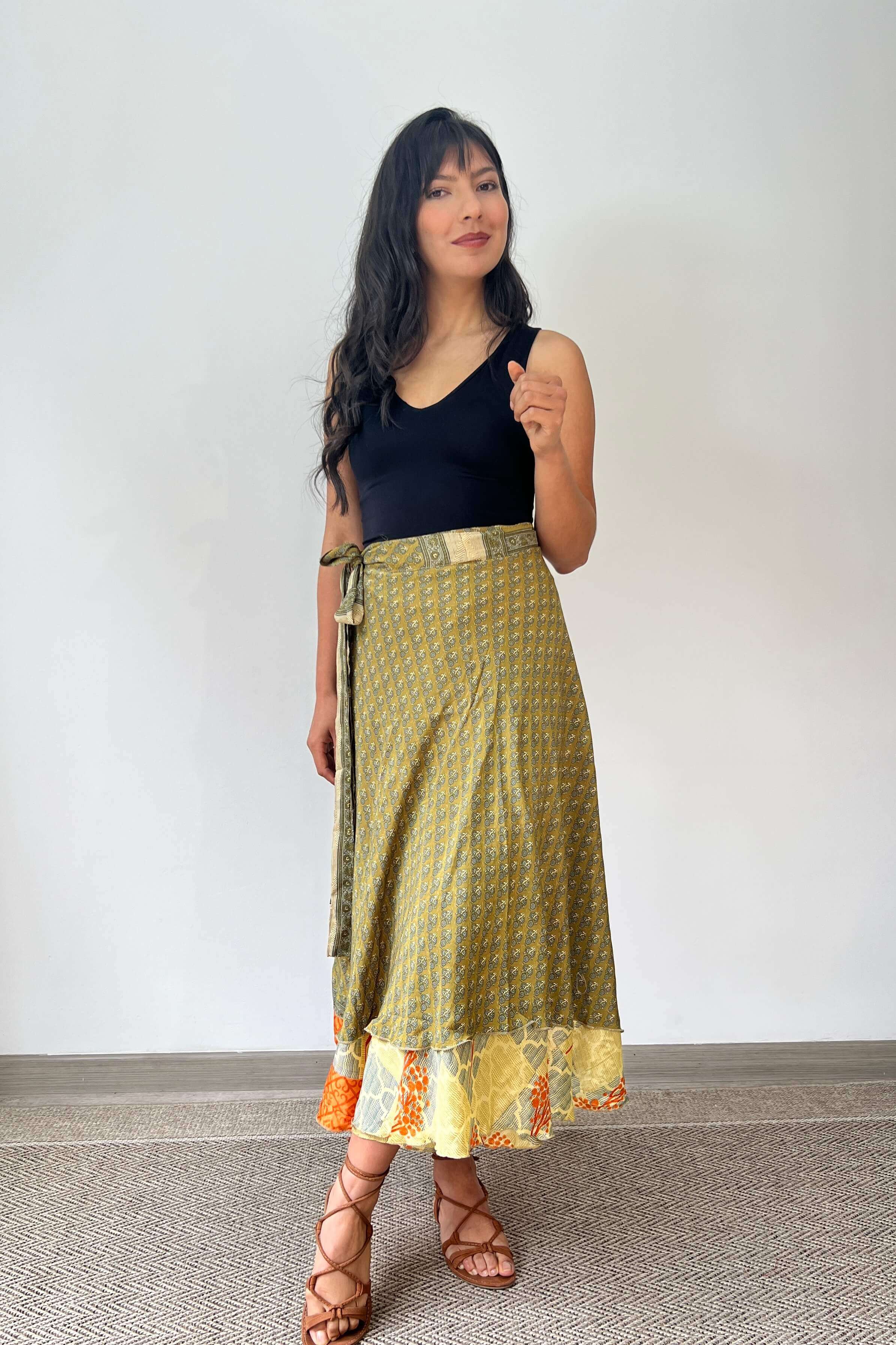 Falda Doble Faz Seda