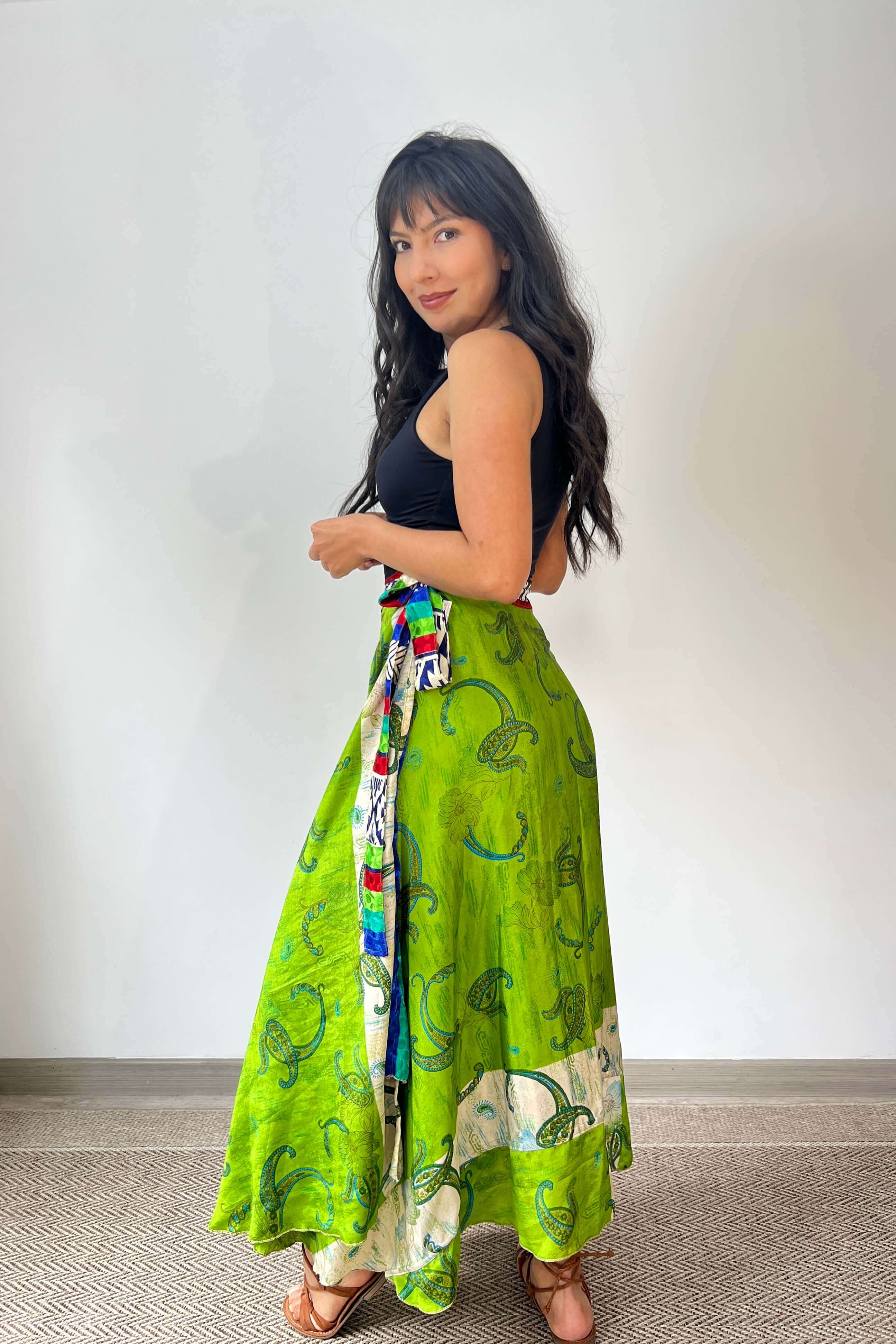 Falda Doble Faz Seda