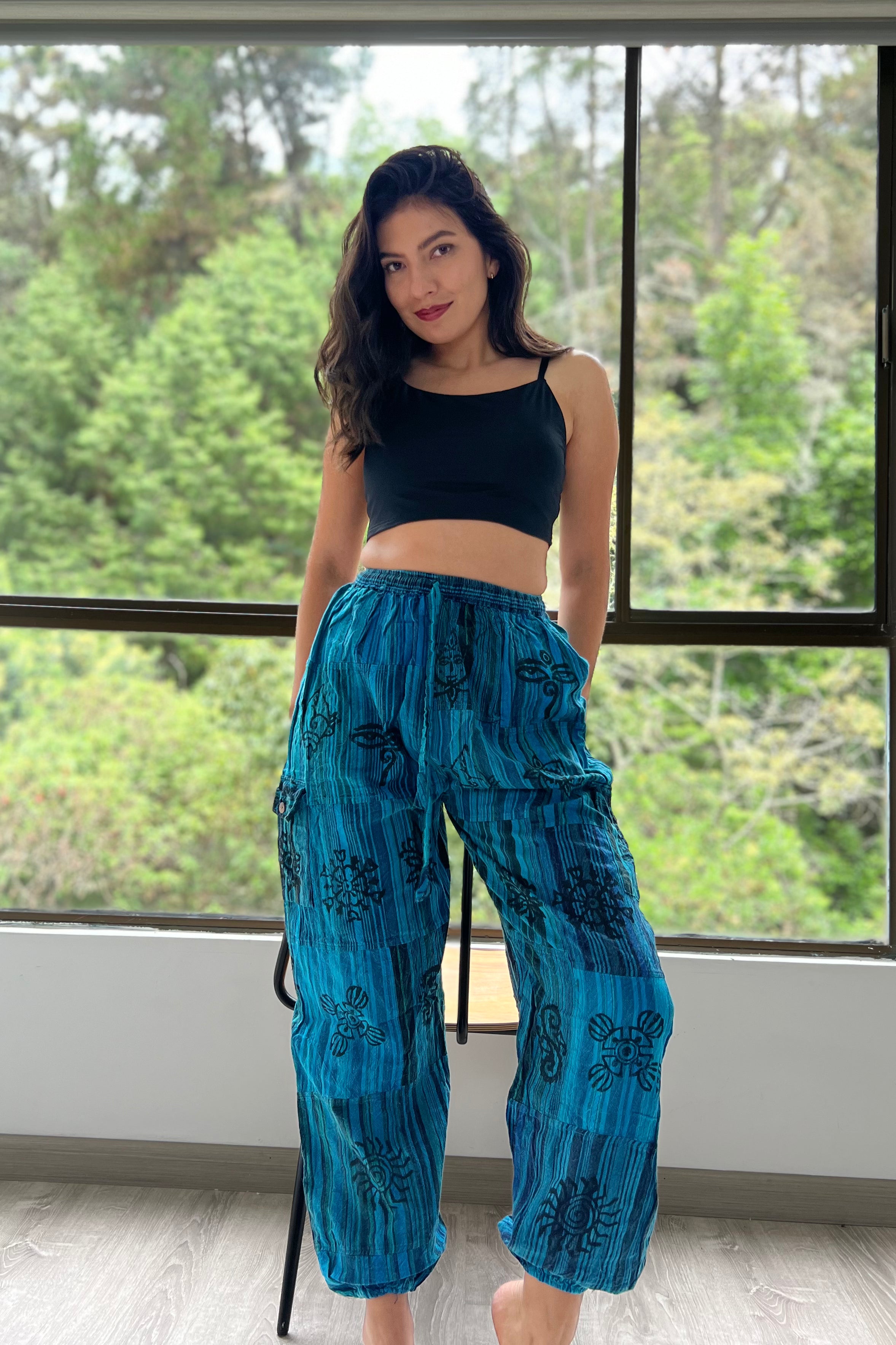 Pantalon Boho Algodón