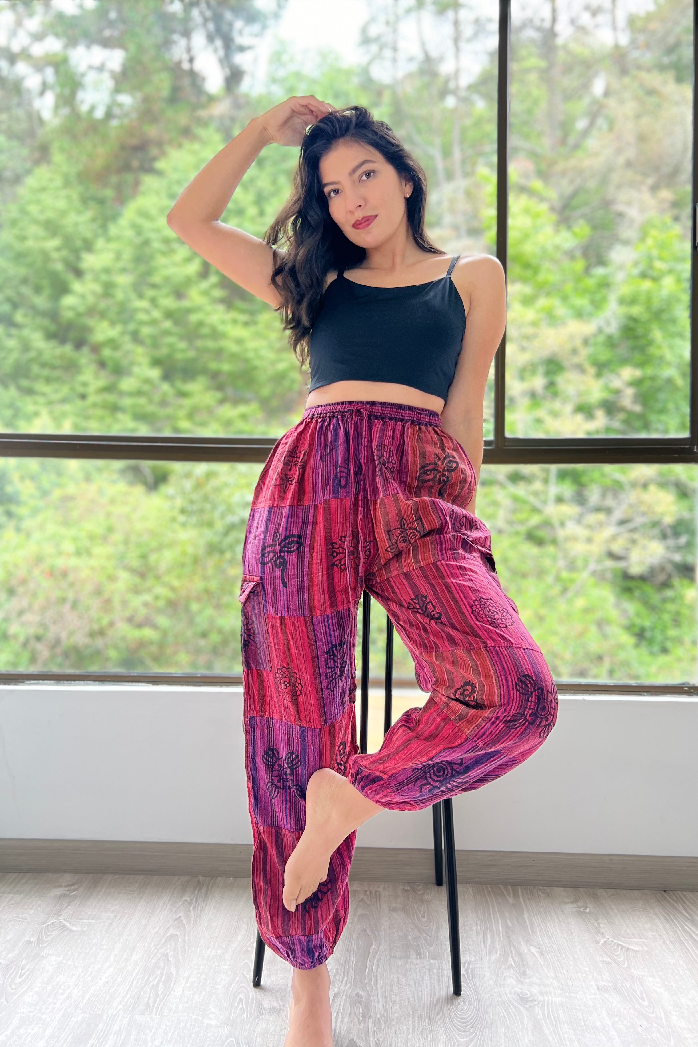 Pantalon Boho Algodón