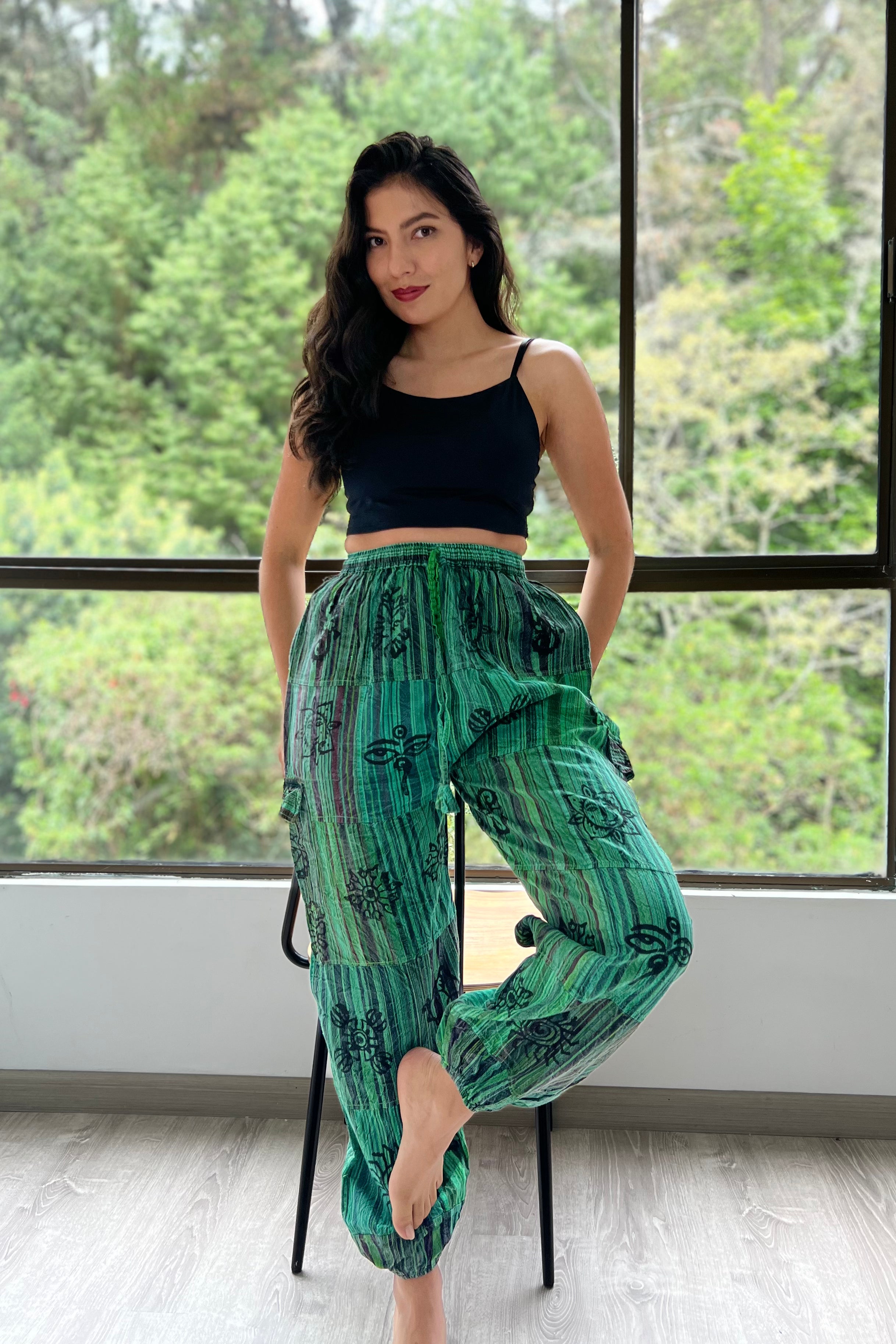 Pantalon Boho Algodón