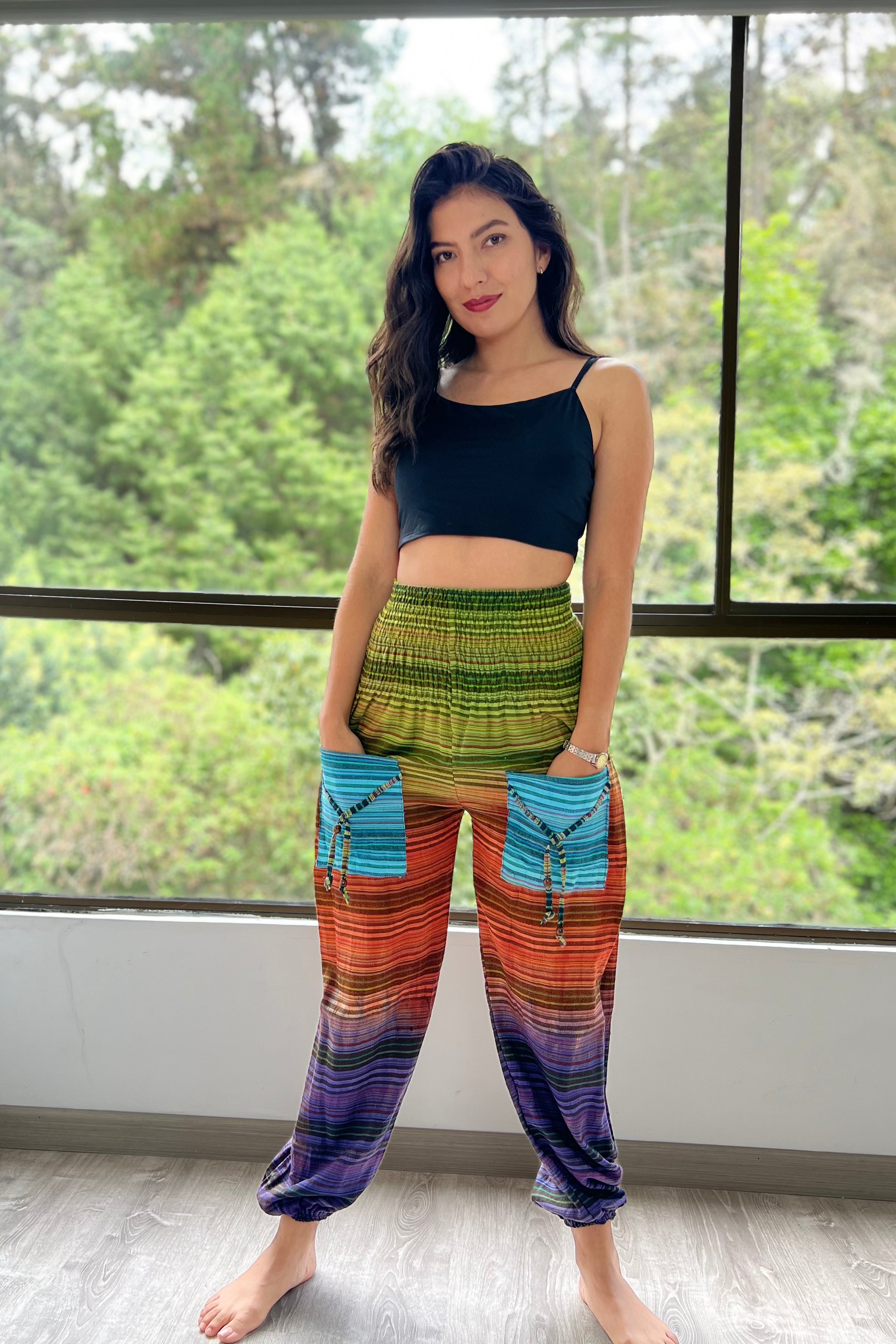 Pantalon Boho Algodón